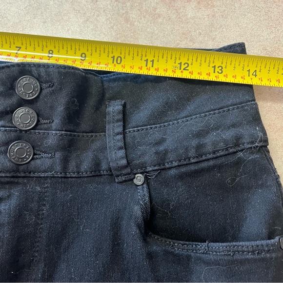 NWT Refuge Denim Black Push Up High Rise Skinny Jeans - Picture 10 of 14